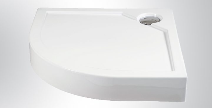 Receveur De Douche 1/4 De Rond Surélevé Kalista | Allibert serapportantà Douche Sureleve