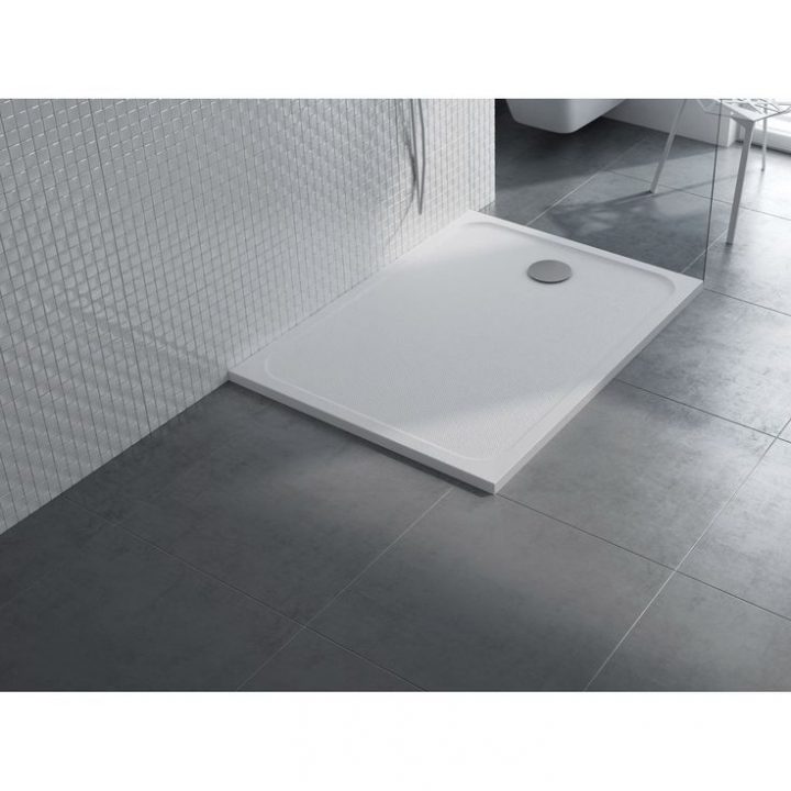 Receveur De Douche, Extraplat, Résine, Blanc L.120 X L.80 à Receveur Mila Receveur De Douche, Extraplat, Résine, Blanc L.120 X L.80 à Receveur Mila