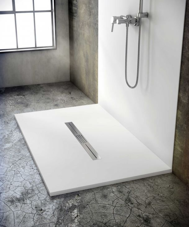 Receveur De Douche Rectangulaire / À Carreler / En Ardoise à Receveur De Douche Fiora Entretien