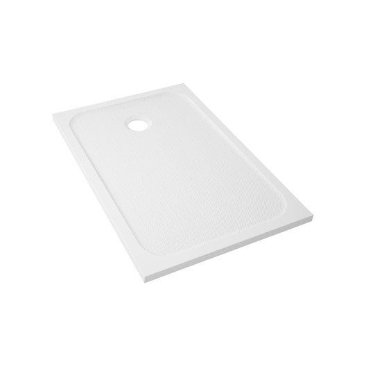 Receveur De Douche Rectangulaire L.100 X L.70 Cm, Résine avec Receveur Mila Receveur De Douche Rectangulaire L.100 X L.70 Cm, Résine avec Receveur Mila
