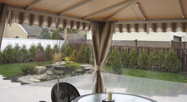 Rideaux, Moustiquaires Et Accessoires – Décor Au Vent dedans Rideau Transparent Pour Terrasse