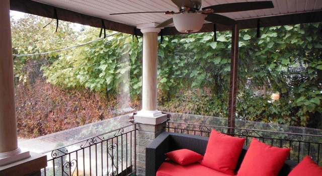 Rideaux, Moustiquaires Et Accessoires – Décor Au Vent tout Rideau Transparent Pour Terrasse