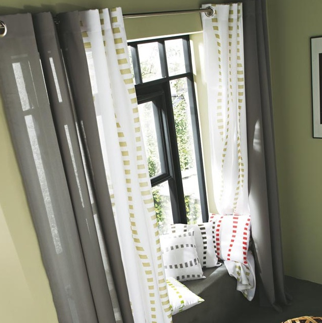 Rideaux Verts Imprimés Castorama (Photo 2/20) – Matière concernant Rideaux Occultants Thermiques Castorama