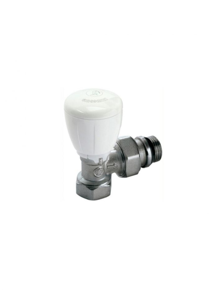 Robinet Radiateur Équerre (Sans Réglage) Mf 15X21 Chrome dedans Démonter Robinet Radiateur Giacomini