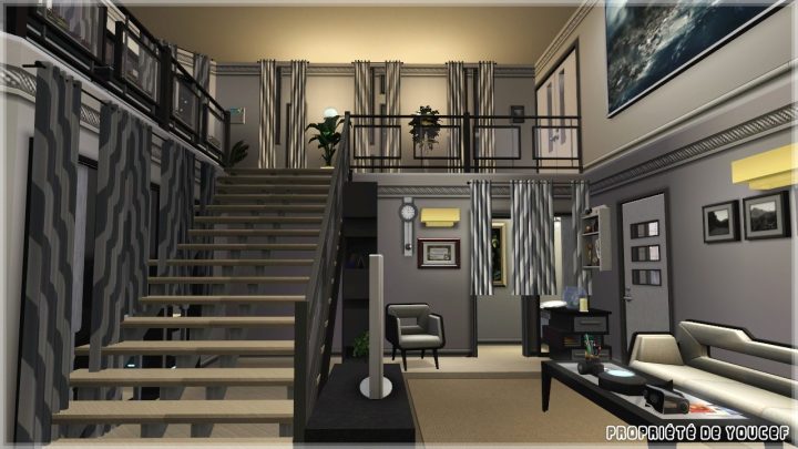 Rouleau Adhésif Décoratif Meuble Salon Moderne Sims 4 concernant Rouleau Adhésif Décoratif Ikea