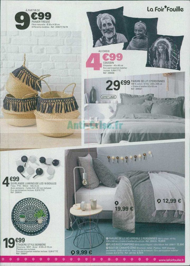 Salon De Jardin La Foir Fouille Frais Oreiller Foir tout Bout De Canapé La Foir&#039;Fouille