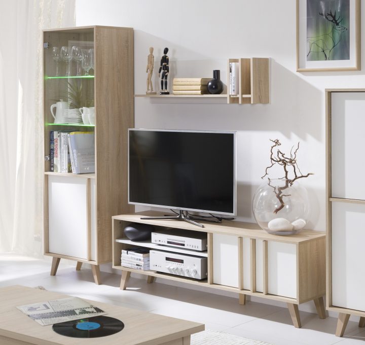 Salon Ensemble Design Pour Votre Salon Malmo. Bibliothèque encequiconcerne Ensemble Meubles Salon