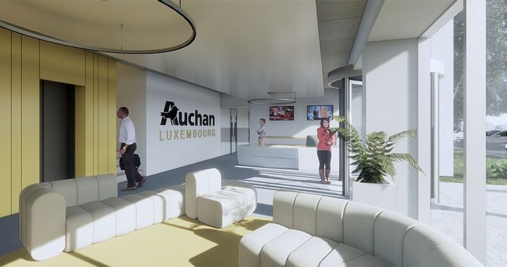 Sia Architects | Bureaux Auchan – Eurohub 2 – L – Dudelange destiné Location Bureau Dudelange