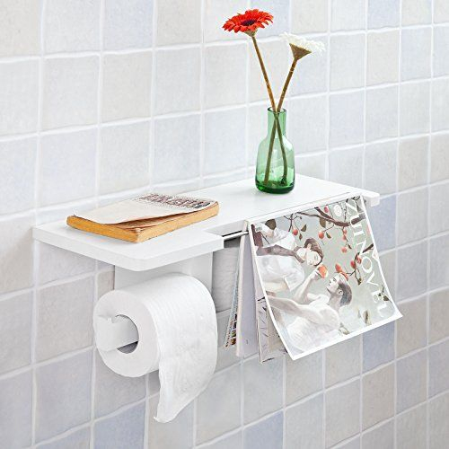 Sobuy® Frg175-W Dérouleur Papier Toilette – Distributeur serapportantà Papier Toilette Personnalisé Amazon