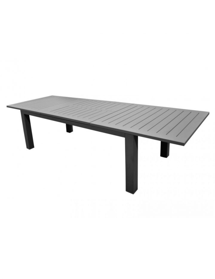 Table Aurore – 12 Personnes – Aluminium Ice 214/311 X 110 encequiconcerne Table 12 Personnes