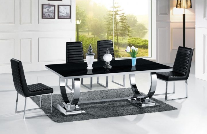 Table (Simple) Salle A Manger En Marbre 8665 (2,40M pour Table Salle À Manger En Marbre Occasion