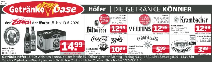 getränke oase angebote