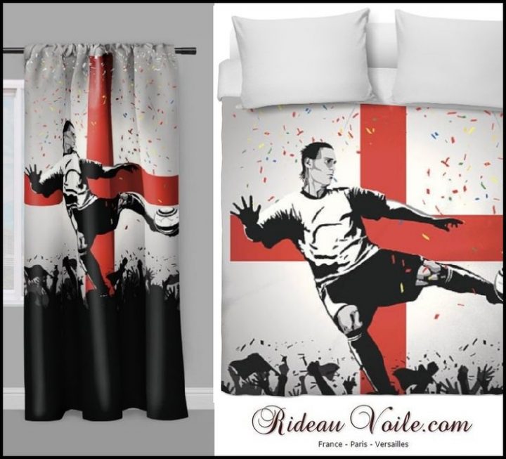 Tissu Motif Imprimé Sport Foot Football Décoration Best avec Rideau Voilage Psg Tissu Motif Imprimé Sport Foot Football Décoration Best avec Rideau Voilage Psg