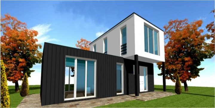 Toit Une Pente Ou Plat Bac Acier Et Bacacier Maison avec Acrotère Bac Acier