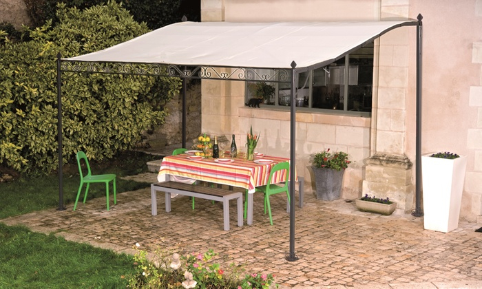 Tonnelle Et/Ou Toile Pour Auvent | Groupon Shopping concernant Groupon Store Pergola