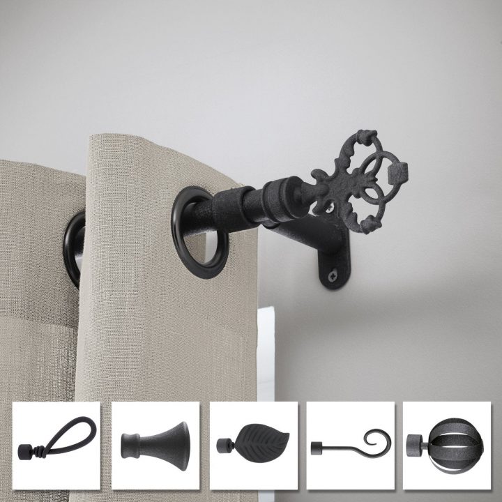 Tringle À Rideau À Composer Inspire Cosy Ff D20 Noir, Fer pour Tringle À Rideau Rail Chemin De Fer Bricorama Tringle À Rideau À Composer Inspire Cosy Ff D20 Noir, Fer pour Tringle À Rideau Rail Chemin De Fer Bricorama