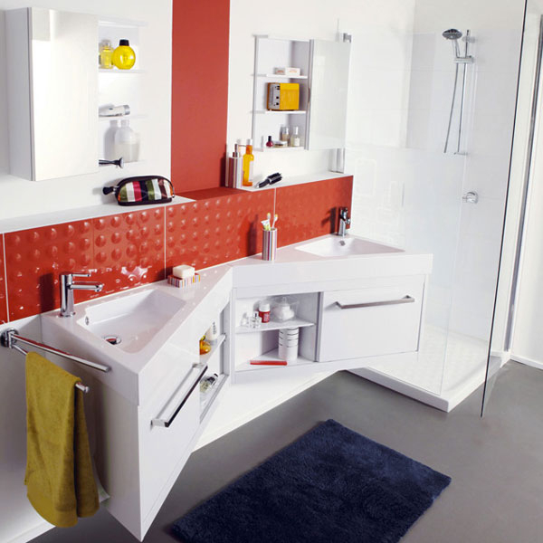 Un Meuble Triangle Astucieux Pour Les Petites Salles De tout Porte Manteau Salle De Bain Castorama Un Meuble Triangle Astucieux Pour Les Petites Salles De tout Porte Manteau Salle De Bain Castorama