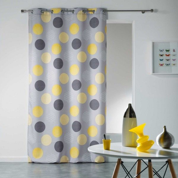 Vorhang (140 X 260 Cm) Odaly Gelb – Gardinen / Vorhänge destiné Rideau Blanc Et Jaune