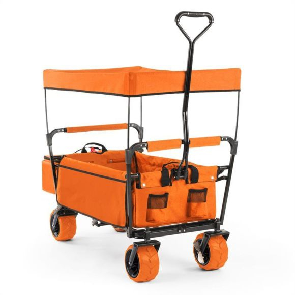 Waldbeck – The Orange Supreme Chariot Remorque Pliable intérieur Chariot De Jardin Carrefour