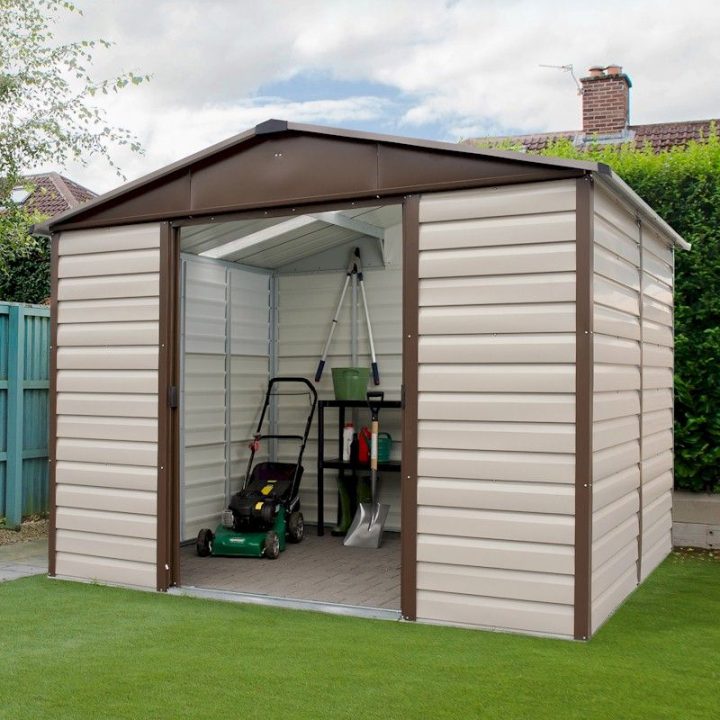 Yardmaster Shiplap 106Tbsl Metal Shed 6X10 – One Garden dedans Abri De Jardin Brico Depot Metal