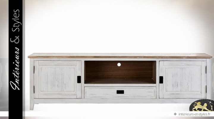 meuble tv style campagne chic