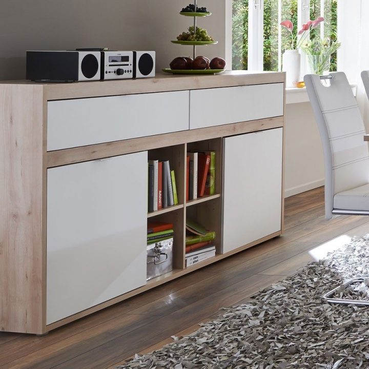 meuble rangement salon bois