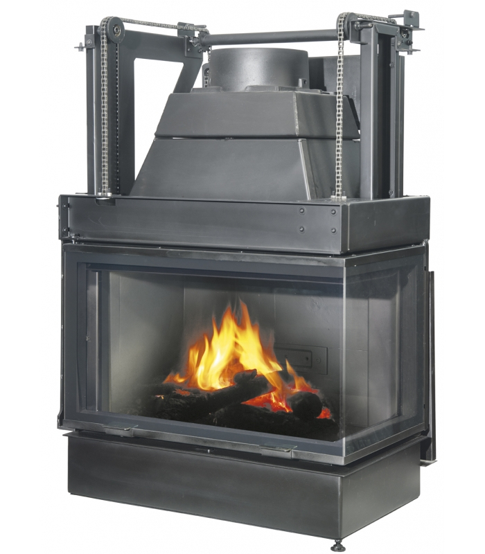 702-2V Insert D'Angle encequiconcerne Cheminée Richard Le Droff Pieces Detachees