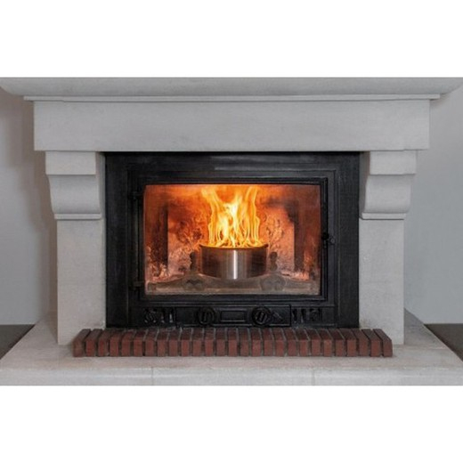 Brûleur À Granulés Pour Petites Cheminée À Insert Qaïto avec Hauteur Cheminée