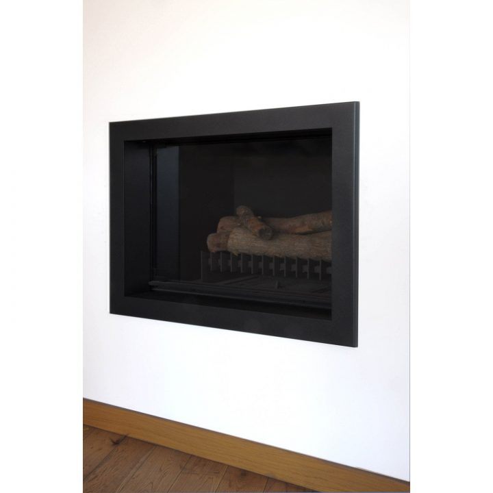 Cadre D'Habillage De Cheminée Support En Métal, Equation concernant Insert Cheminée Leroy Merlin