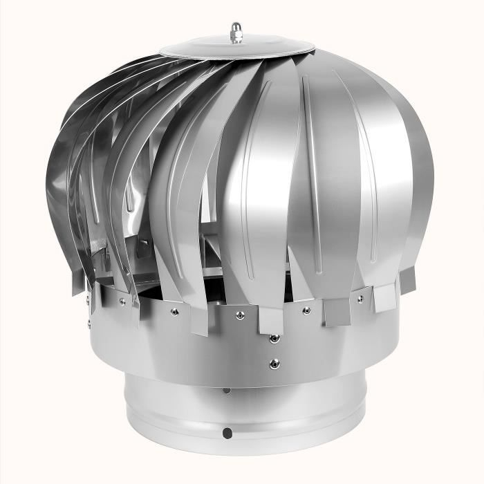 Chapeau De Cheminée Extracteur De Fumées Rotatif Éolien En intérieur Extracteur Cheminée