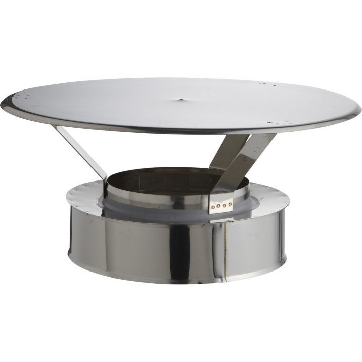 Chapeau Pare-Pluie Simple Isotip Joncoux 200 Mm | Leroy Merlin intérieur Sortie De Toit Cheminée Brico Depot