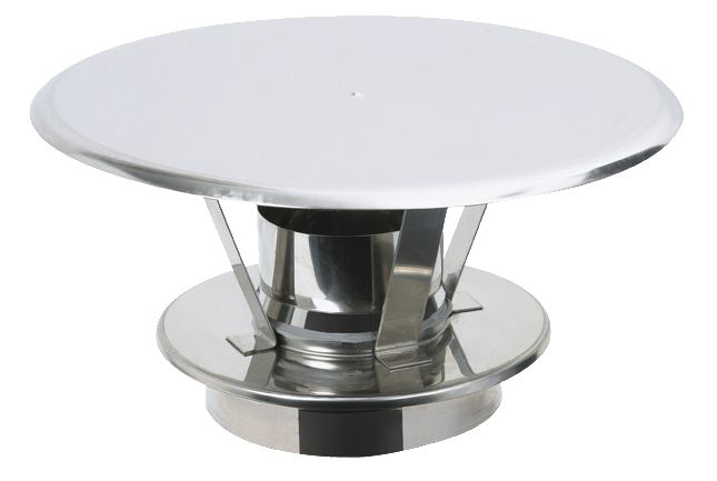 Chapeau Pare-Pluie Therminox Ti, Diamètre 180 Mm, Tous serapportantà Pare Pluie Cheminée