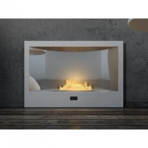 Chemine Bio Thanol Classica Blanc Laque – Cheminée Sans dedans Cheminée Gaz Sans Conduit