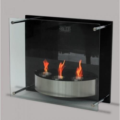 Chemine Thanol Light Fire Noir – Cheminée Sans Conduit D pour Cheminée Gaz Sans Conduit