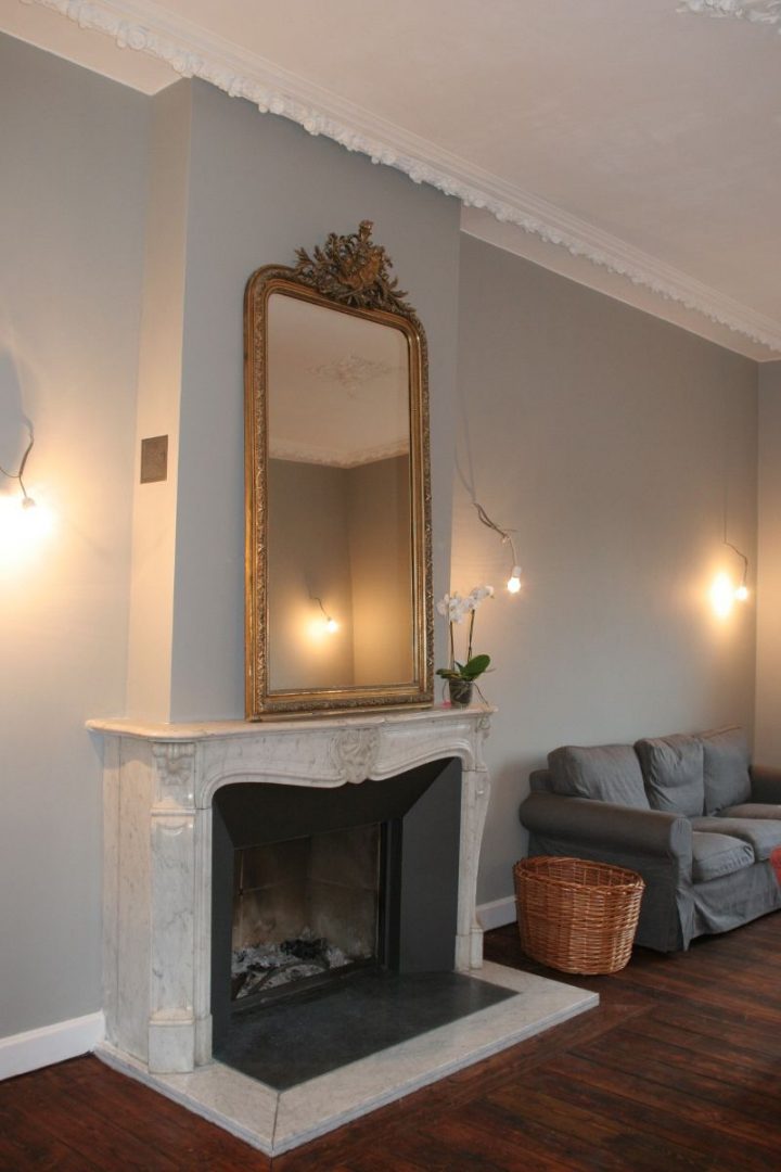 Cheminée Ancienne + Intégration Cassette | Miroir Cheminée encequiconcerne Fausse Cheminée Maison Du Monde