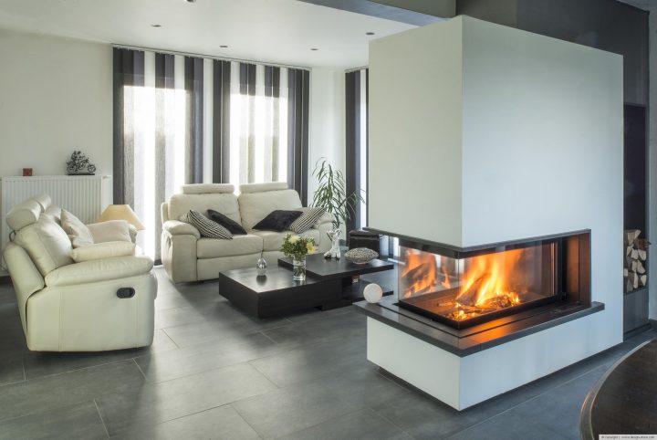 Cheminee Decorative Contemporaine Pierre Marbre – Design Stone concernant Habillage Cheminée Moderne