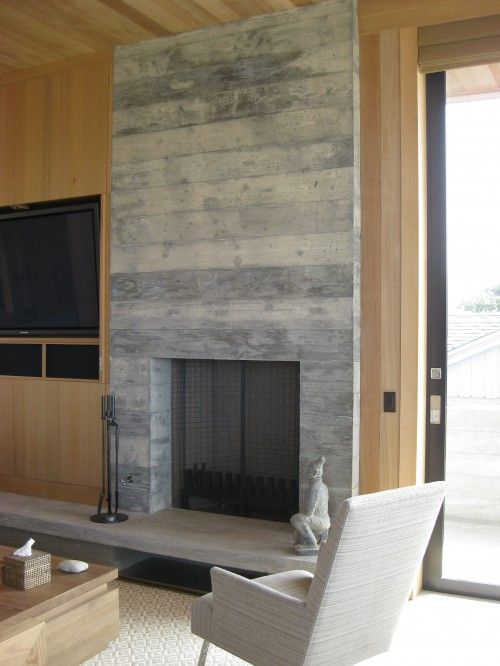 Cheminée En Béton – Concrete Fireplace | Cheminée En Béton intérieur Les Cheminées Du Rock