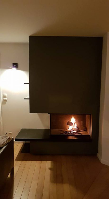 Cheminée Foyer Thermiconfort Latéral Vision Gauche destiné Cheminée Toulouse