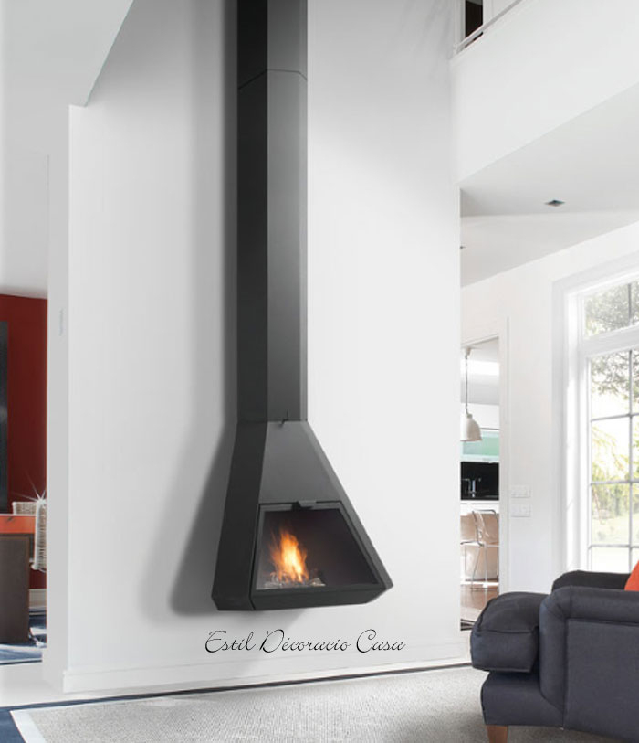 Cheminee Gaz Suspendue dedans Cheminée Frossard