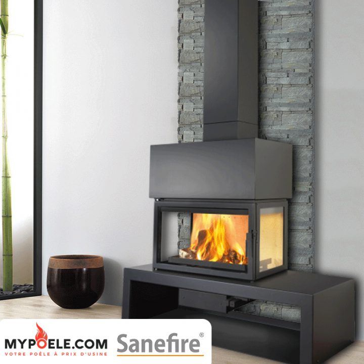 Cheminée Métalique Sanefire | Hera | Mypoele destiné Cheminée Métallique