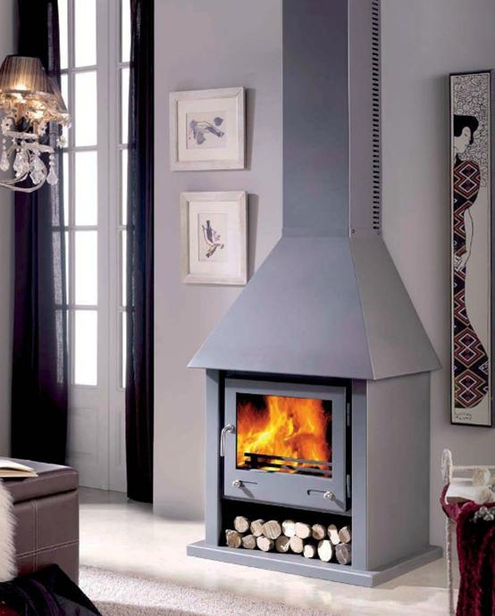 Cheminée Métallique Riga – Réf. – Chauffage – Poêle Gamme serapportantà Cheminée Métallique