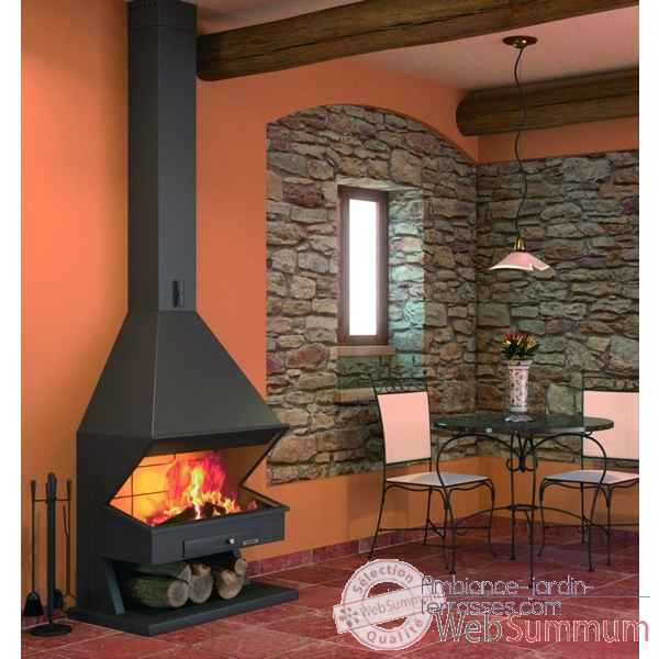 Cheminee Metallique Vigo Le Marquier -Poe36 De Poêles À encequiconcerne Le Marquier Cheminée