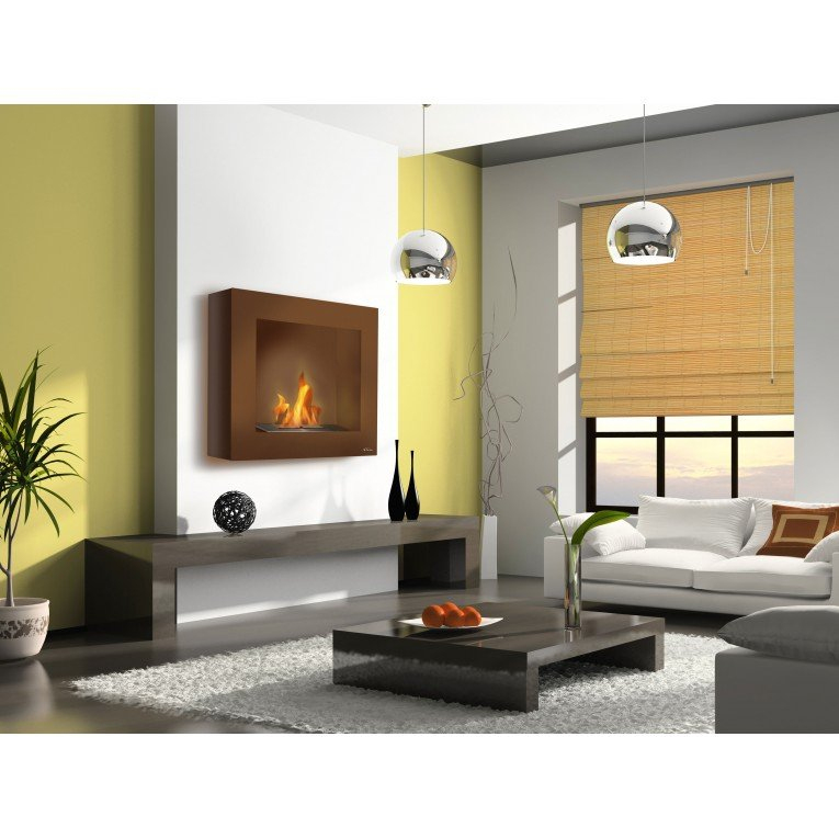 Cheminée Murale Bestbio De Purline Le Bestseller Depuis 3 tout Cheminée Murale Design