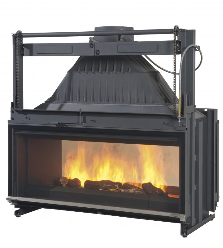 Cheminees Philippe: A Fireplace With The Best Of Both destiné Insert Cheminée Double Face