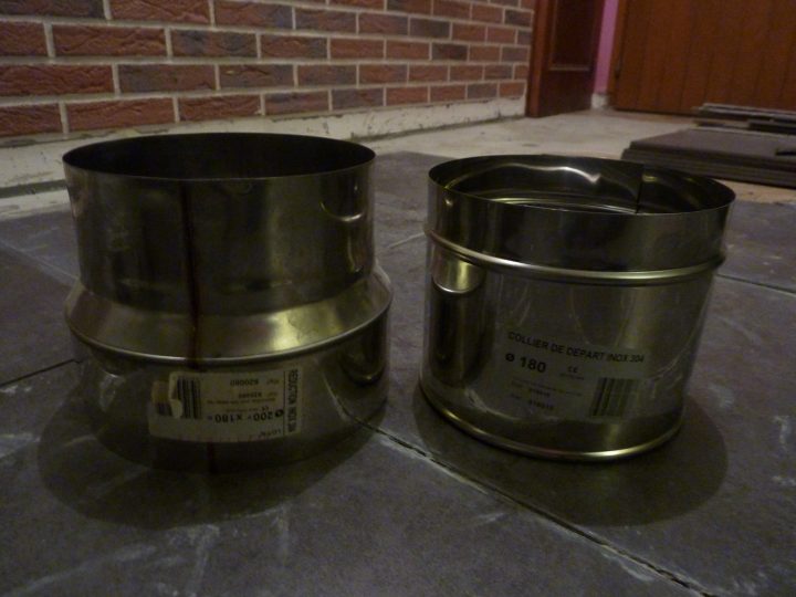 Collier Inox Leroy Merlin tout Tube Inox Cheminée Leroy Merlin