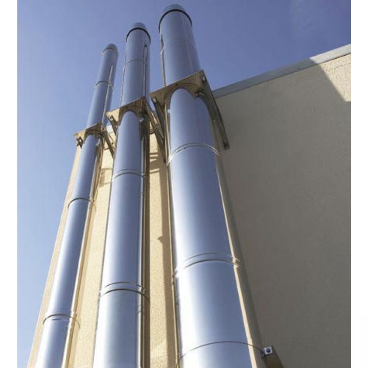 Conduit De Fumée Polycombustible Pour Chaudières Et avec Conduit Cheminée Poujoulat