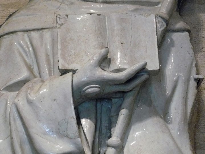 Della Robbia Andrea – Saint Bonaventure (Louvre) – Detail destiné Mitre Cheminée Terre Cuite