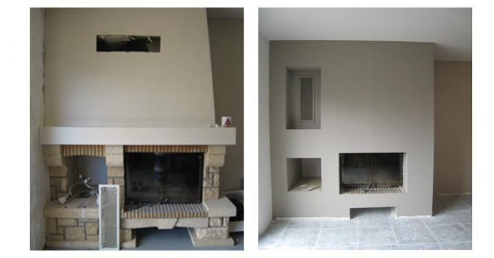 [Domi21] Modernisation Cheminée | Moderniser Une Cheminée dedans Comment Habiller Une Cheminée Ancienne