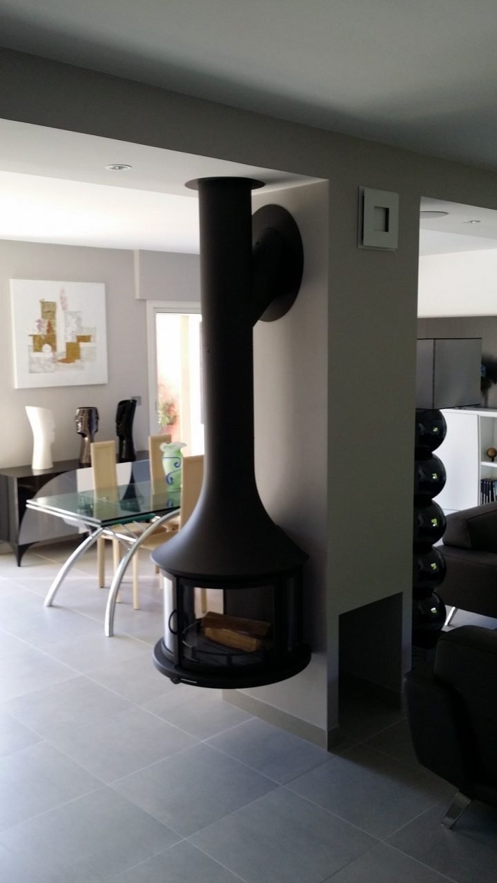 Épinglé Sur Cheminées Centrales Bois- L'Atelier Du Feu avec Cheminées Pau