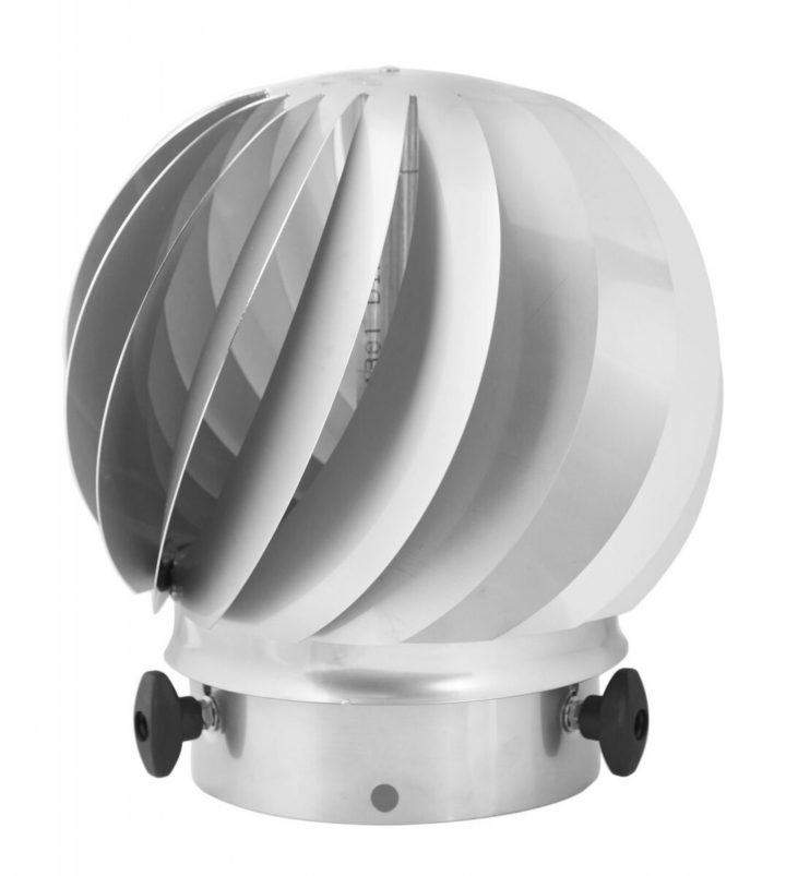 Extracteur De Fumée Mécanique Hurrican | Chemineeo destiné Extracteur Air Chaud Cheminée